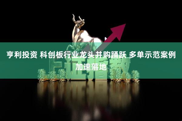 亨利投资 科创板行业龙头并购踊跃 多单示范案例加速落地