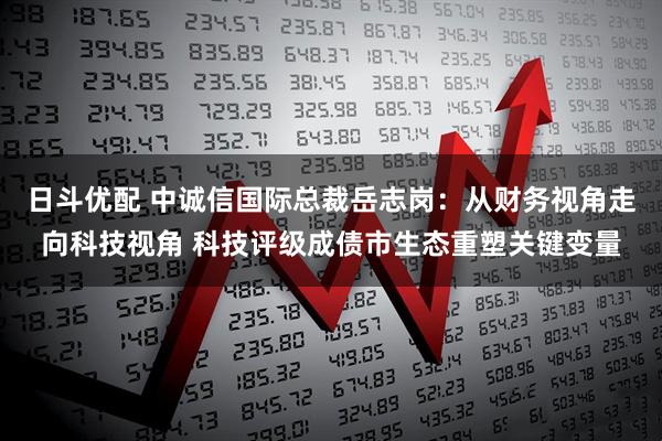日斗优配 中诚信国际总裁岳志岗：从财务视角走向科技视角 科技评级成债市生态重塑关键变量